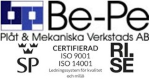 Be-Pe Plåt & Mekaniska Verkstad AB logotyp