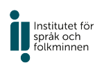 Institutet för språk och folkminnen logotyp