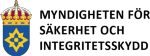 Myndigheten för säkerhet och integritetsskydd logotyp